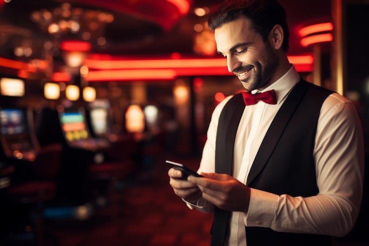 Antarmuka login dan registrasi situs mobile cantikbet di layar ponsel
