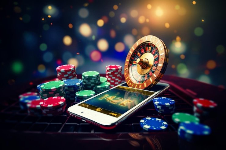Tampilan meja blackjack Playtech dengan dealer langsung dan antarmuka pemain di perangkat mobile